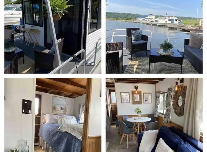 Driftwood Cozy Houseboat On The Water For 2