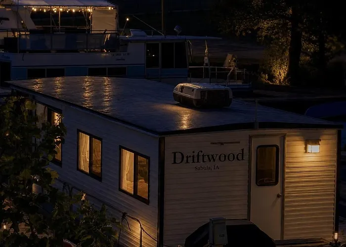 Driftwood Cozy Houseboat On The Water For 2 *
